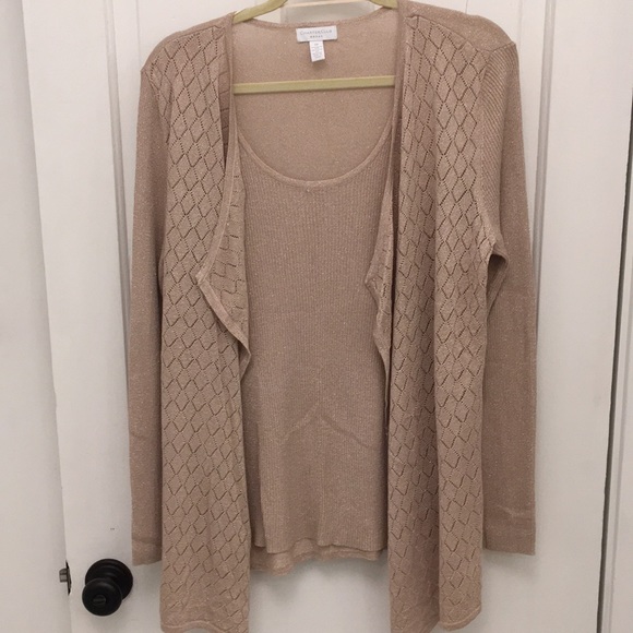 dressy gold sweater